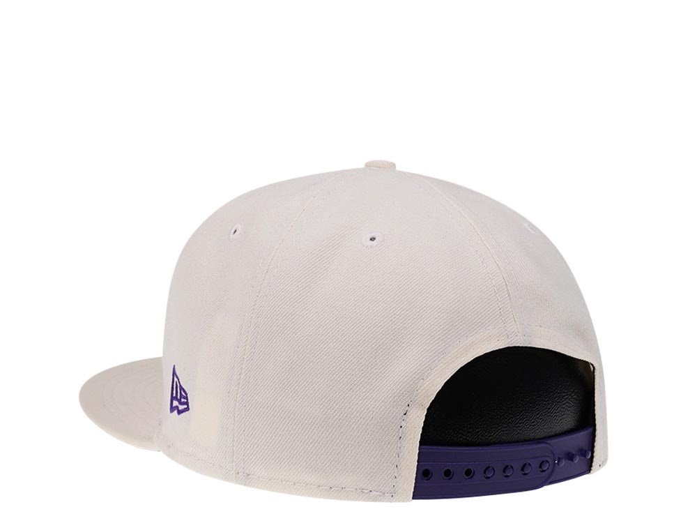 New Era Utah Jazz Bear Chrome White Edition 9Fifty Snapback Gorra