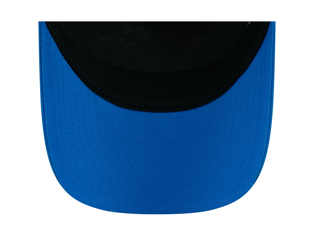 New Era Detroit Lions Official Team Color Edition 9Forty M Crown A Frame Trucker Snapback Gorra
