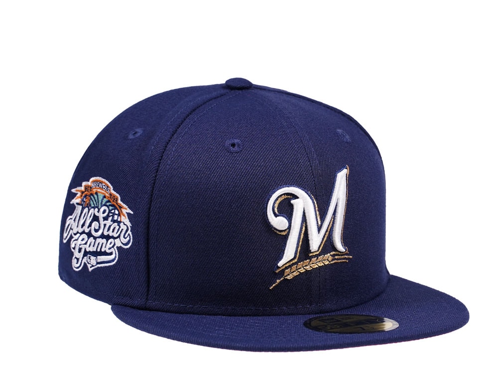New Era Milwaukee Brewers All Star Game 2002 Pink Edition 59Fifty Fitted Gorra