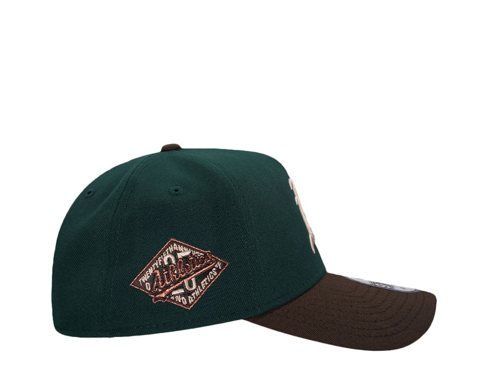New Era Oakland Athletics 25th Anniversary Dark Green Two Tone 9Forty A Frame Snapback Gorra