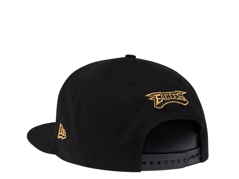 New Era Philadelphia Eagles Black and Gold Edition 9Fifty Snapback Gorra