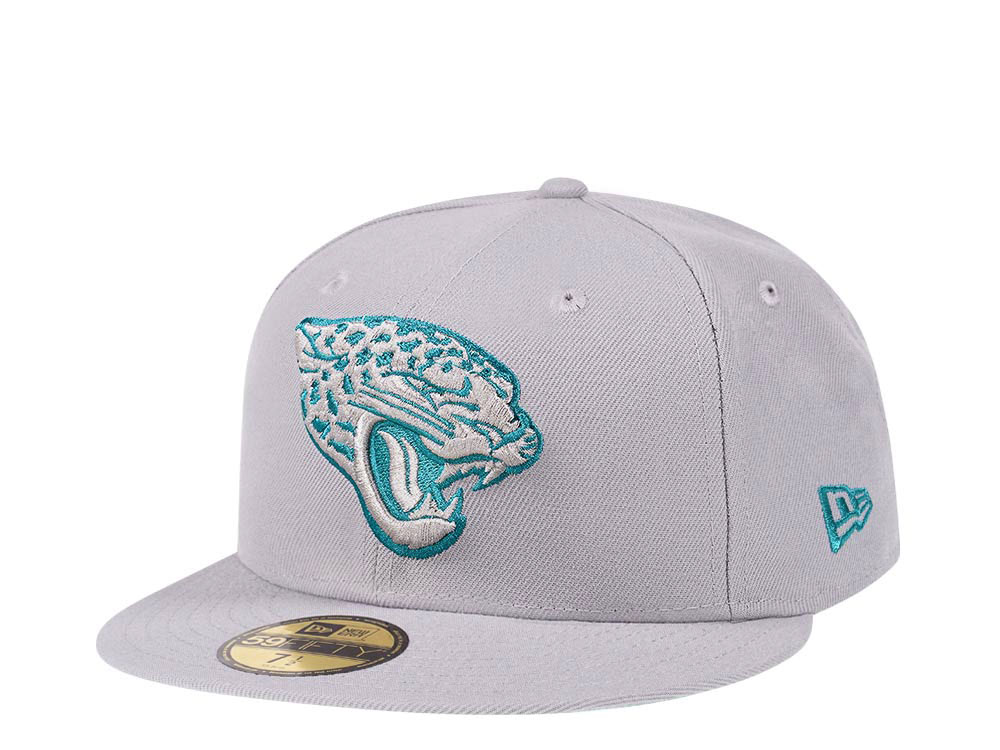 New Era Jacksonville Jaguars Teal Pop Prime Edition 59Fifty Fitted Gorra