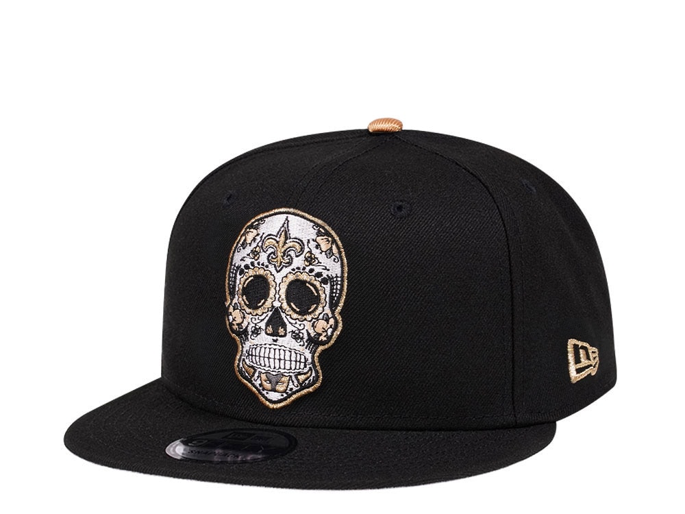 New Era New Orleans Saints Skull Edition 9Fifty Snapback Gorra