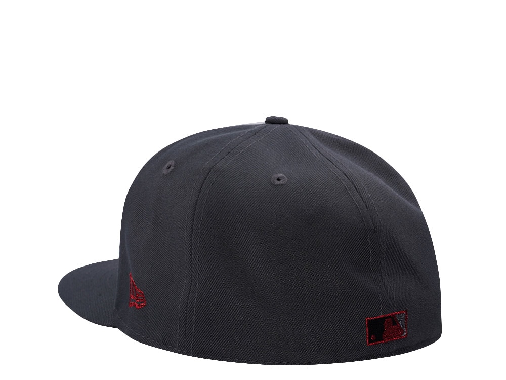 New Era Anaheim Angels 40th Anniversary Dark Gray Prime Edition 59Fifty Fitted Gorra