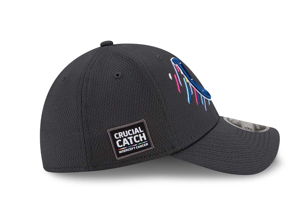 New Era Indianapolis Colts Crucial Catch 2021 9Forty Stretch Snapback Gorra
