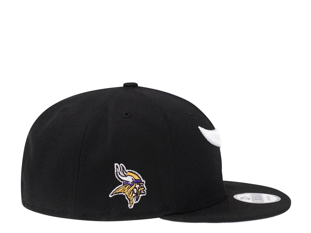 New Era Minnesota Vikings Black Prime Edition 9Fifty Snapback Gorra