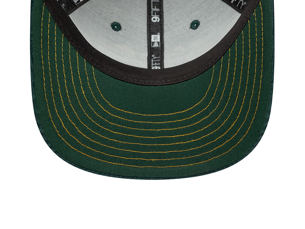 New Era Cap & Claw Cord Dark Green 9Fifty Trucker Snapback Gorra