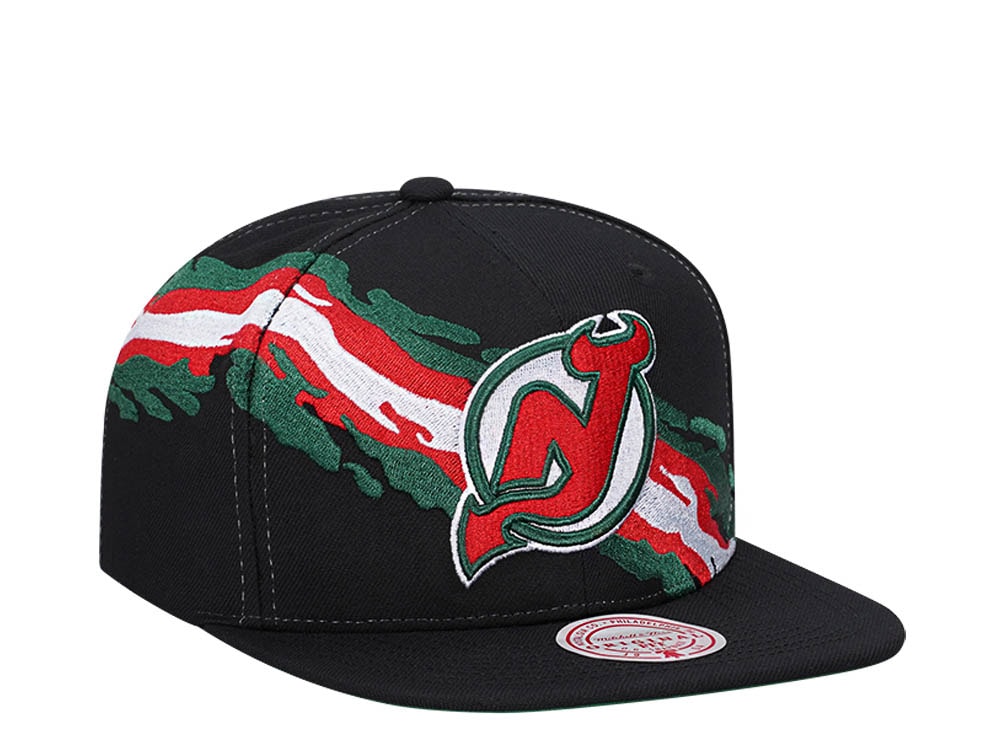 Mitchell & Ness New Jersey Devils Vintage Paintbrush Snapback Gorra