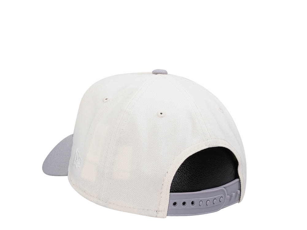 New Era Boston Red Sox 90th Anniversary Chrome Metallic Two Tone Edition 9Forty A Frame Snapback Gorra