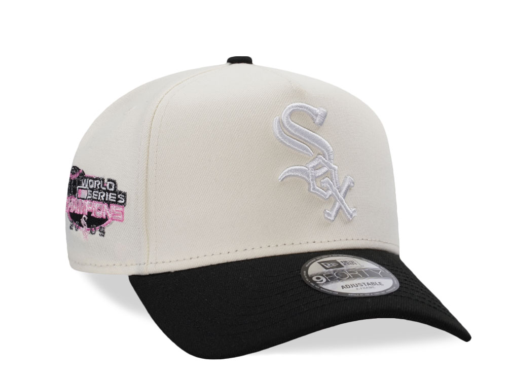 New Era Chicago White Sox World Series Champions 2005 Chrome Two Tone Edition 9Forty A Frame Snapback Gorra