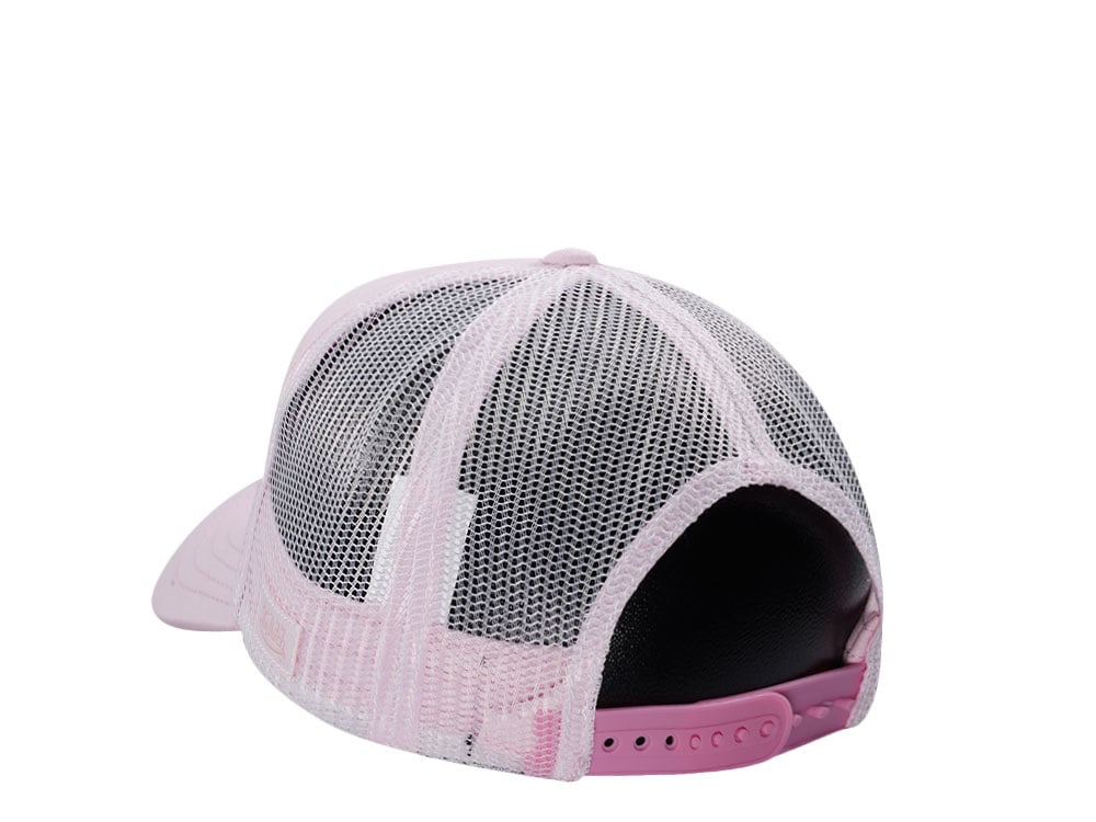 Von Dutch Baseball Junior Pink White Kids Trucker Snapback Gorra