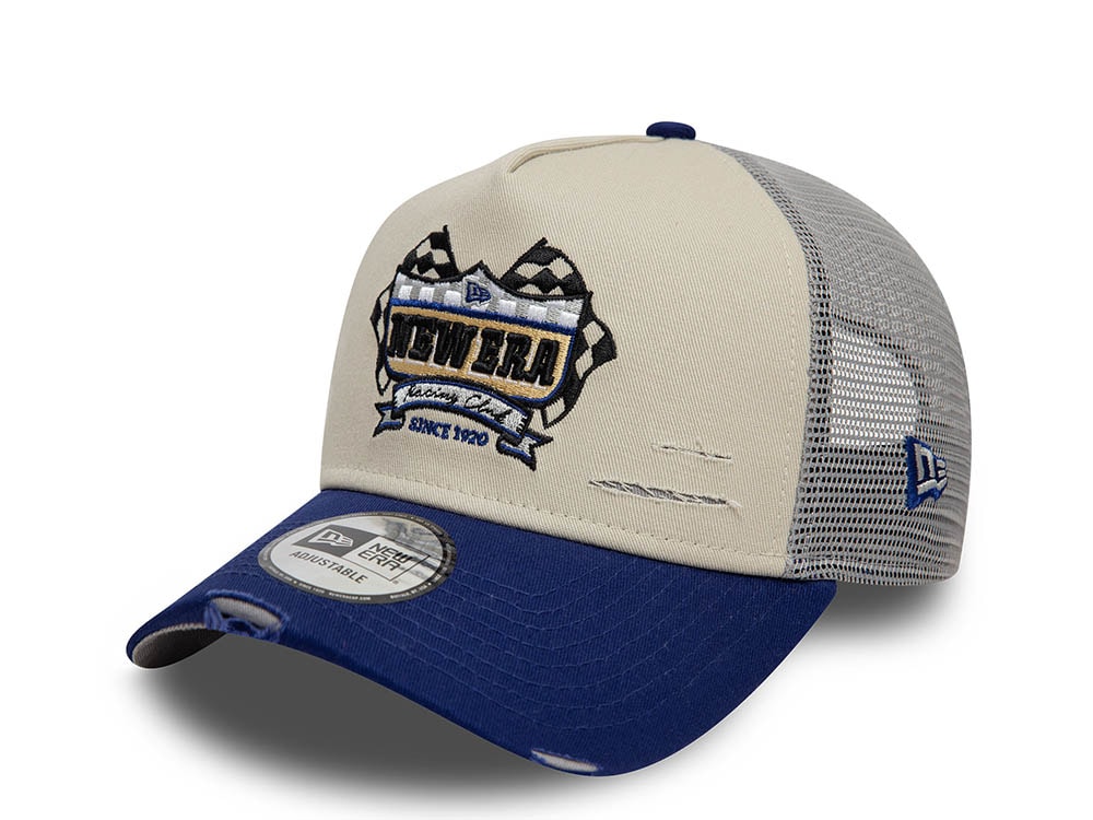 New Era Motorsport Racing Club Stone 9Forty A Frame Trucker Snapback Gorra