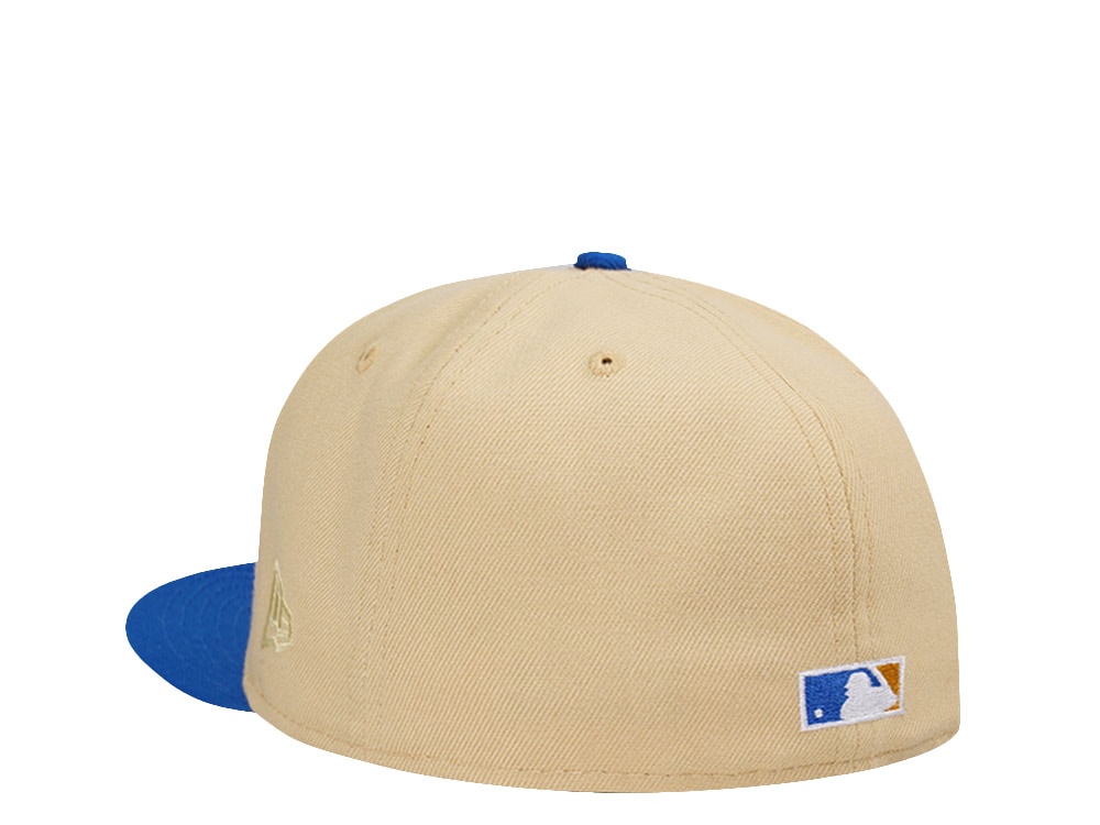 New Era Milwaukee Brewers All Star Game 2002 Vegas Gold Two Tone Edition 59Fifty Fitted Gorra