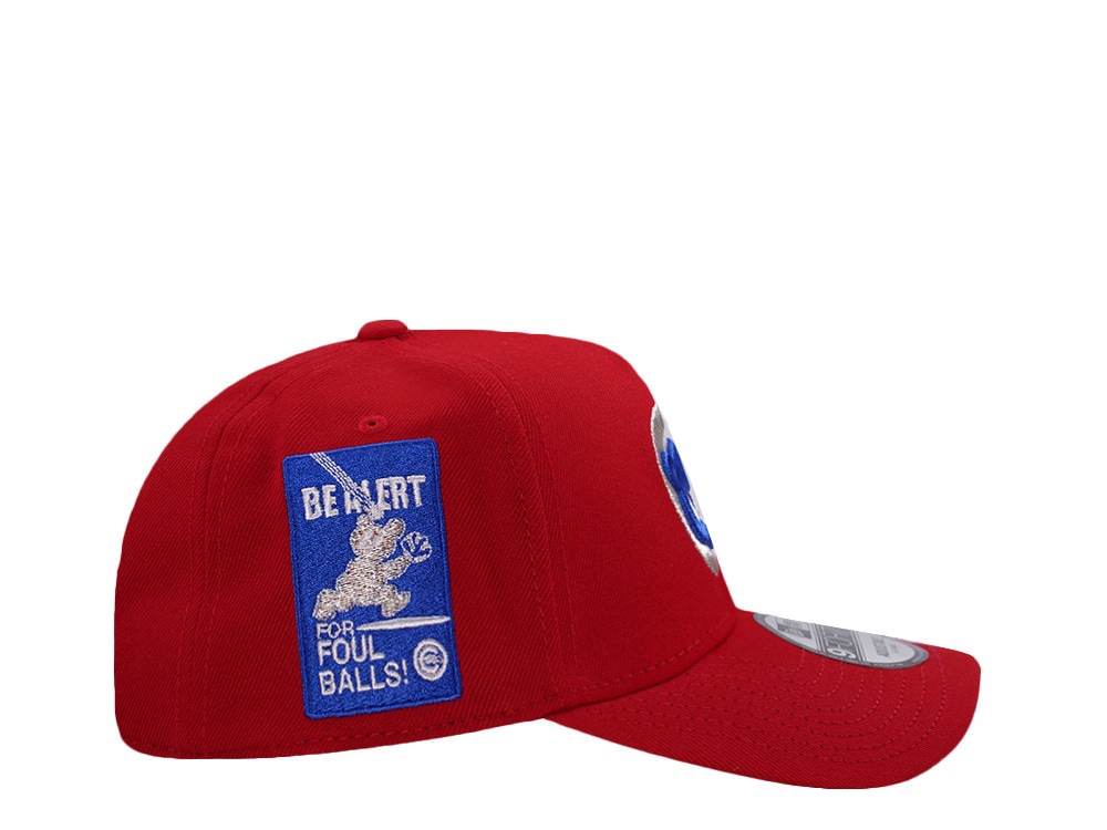 New Era Chicago Cubs Be Alert Scarlet Prime Edition 9Forty A Frame Snapback Gorra