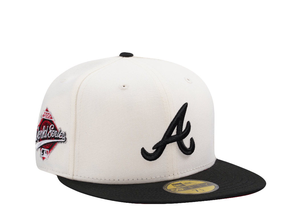 New Era Atlanta Braves World Series 1995 Chrome Two Tone Edition 59Fifty Fitted Gorra