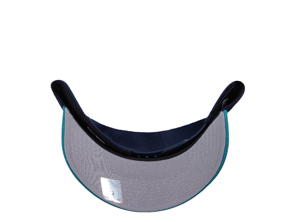 New Era Anaheim Ducks 25th Anniversary Ocean Blue Two Tone Edition 9Forty A Frame Snapback Gorra