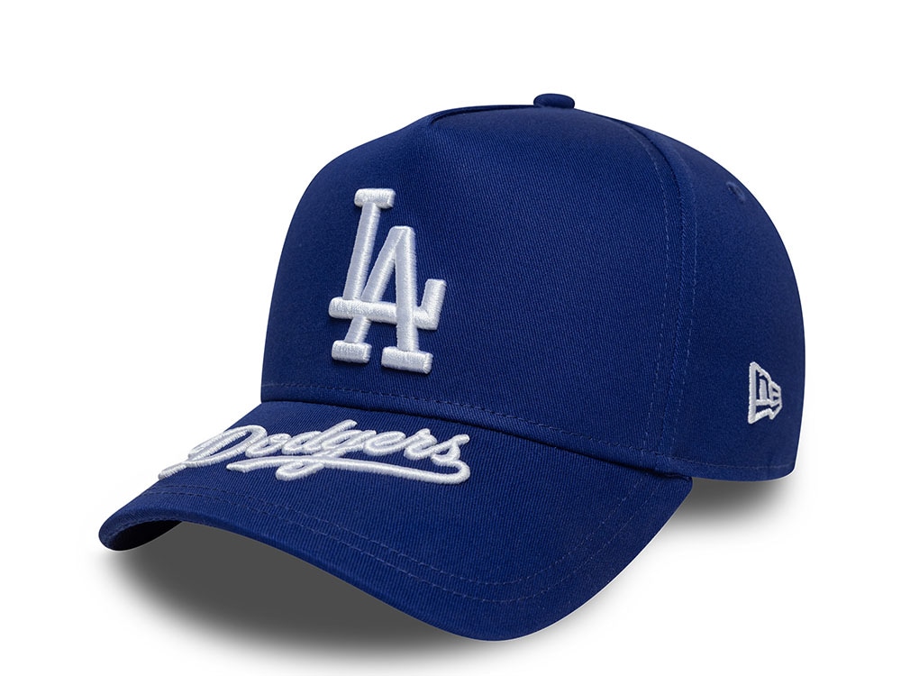 New Era Los Angeles Dodgers Visor Hit Blue 9Forty A Frame Snapback Gorra