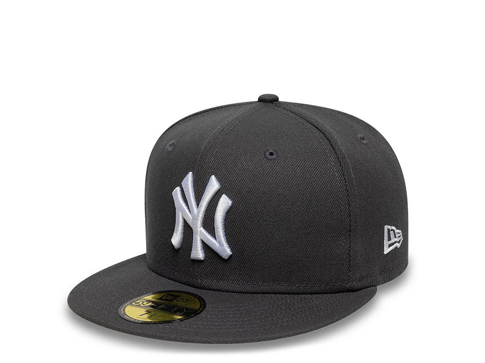 New Era New York Yankees Plain Black Prime Edition 59Fifty Fitted Gorra