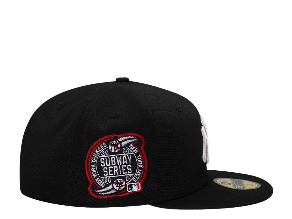 New Era New York Yankees Subway Series 2000 Black and Red Edition 59Fifty Fitted Gorra