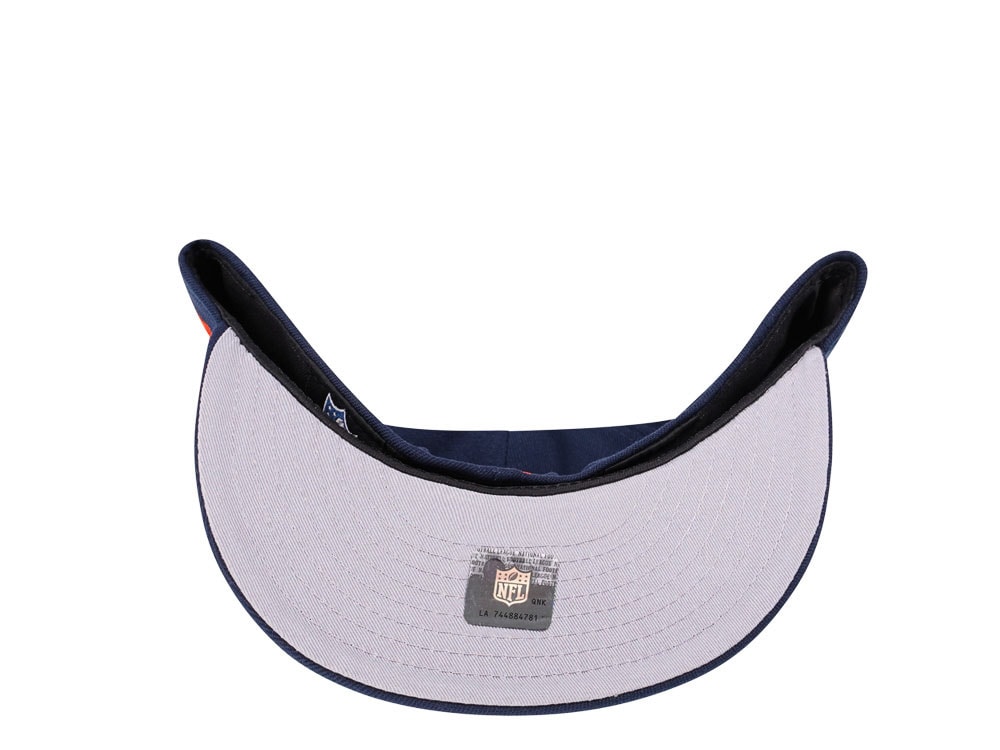 New Era Denver Broncos Blue and Orange Edition 59Fifty Fitted Gorra