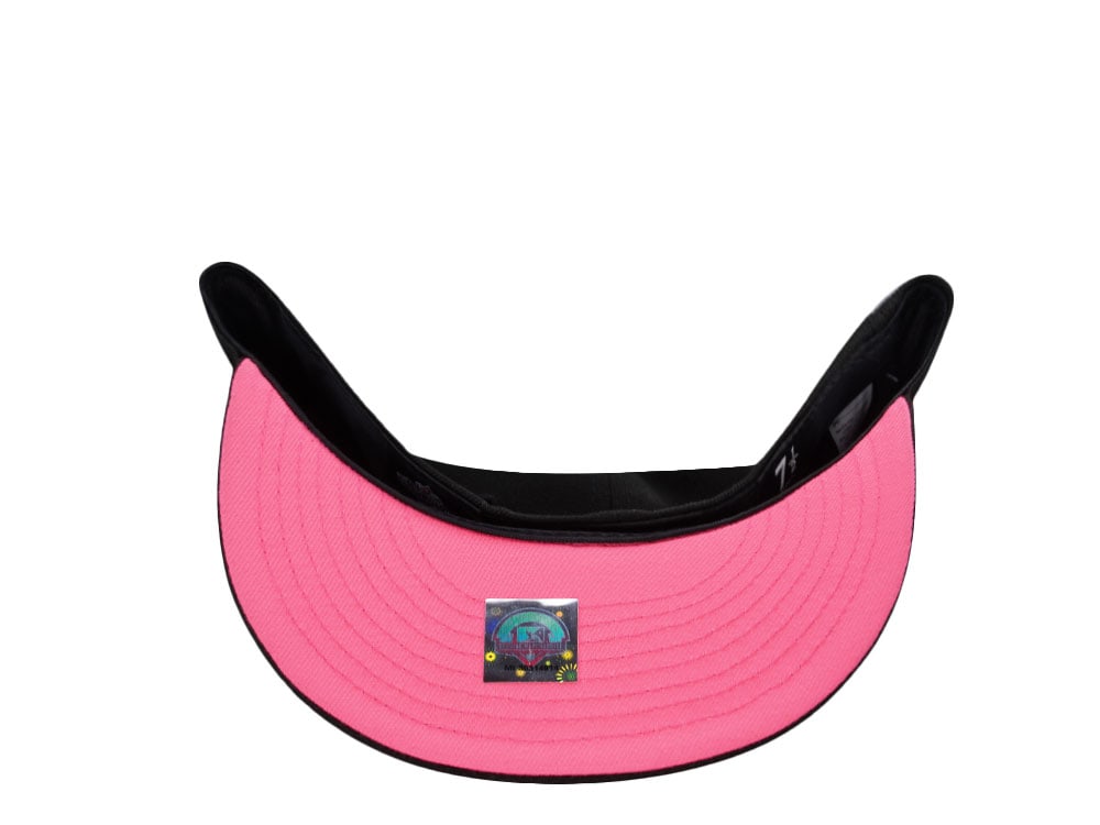 New Era Medusas de Lakewood Black Wild Pink Prime Edition 59Fifty Fitted Gorra