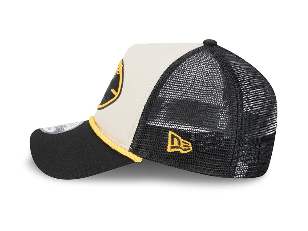 New Era Pittsburgh Steelers Sideline 2024 9Forty A Frame Trucker Snapback Gorra