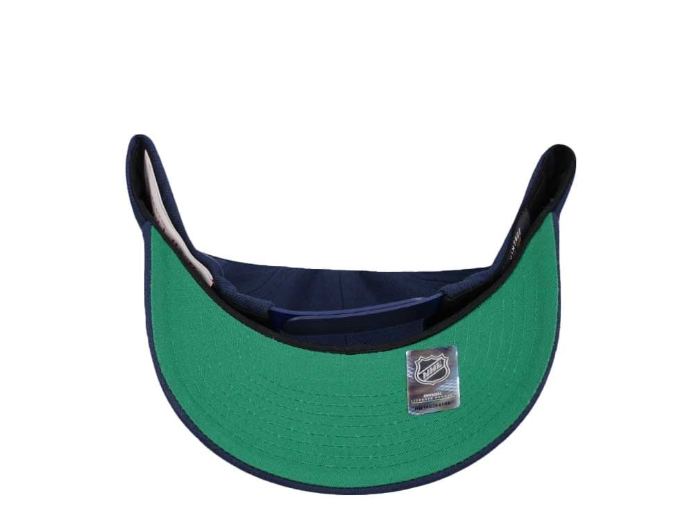 Mitchell & Ness Hartford Whalers Team Ground 2.0 Pro Navy Snapback Gorra