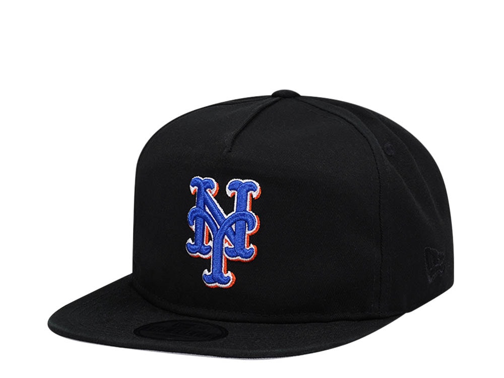 New Era New York Mets Black Classic Edition Golfer Snapback Gorra