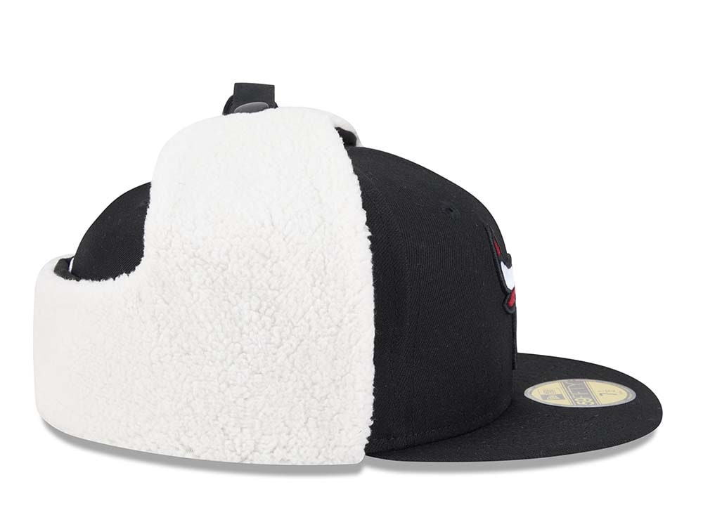 New Era Chicago Bulls Classic Black 59Fifty Dogear Fitted Gorra