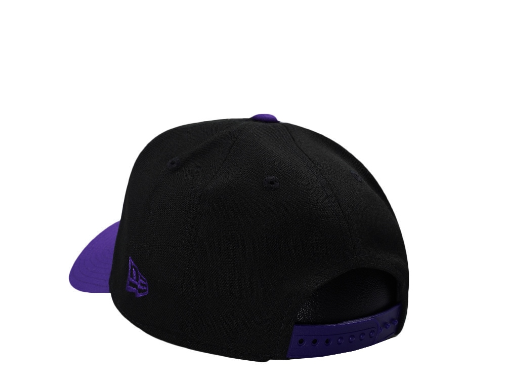 New Era Los Angeles Lakers NBA Finals 2000 Black Two Tone Edition 9Forty A Frame Snapback Gorra