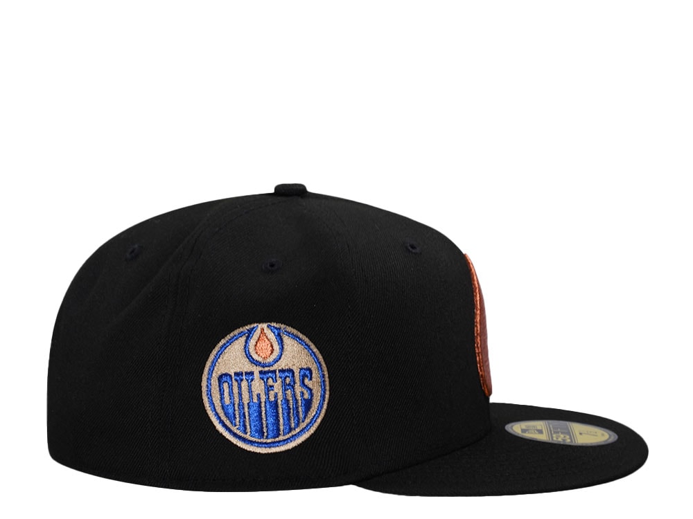 New Era Edmonton Oilers Black Drop Prime Edition 59Fifty Fitted Gorra