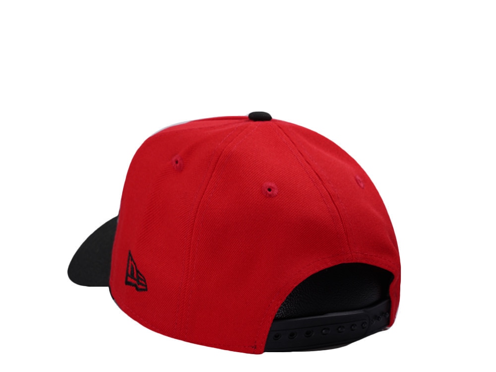 New Era Chicago Bulls Champions Red Two Tone Edition 9Forty A Frame Snapback Gorra
