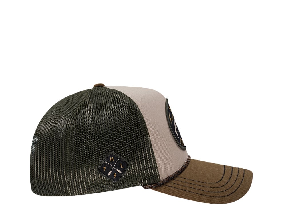 Capslab Harry Potter Hogwarts Flying Lessons Beige Trucker Snapback Gorra