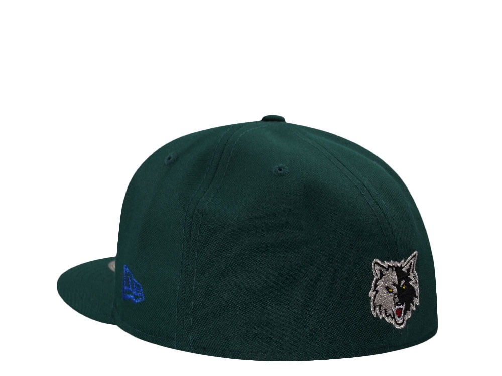 New Era Minnesota Timberwolves 35th Anniversary Green Prime Edition 59Fifty Fitted Gorra