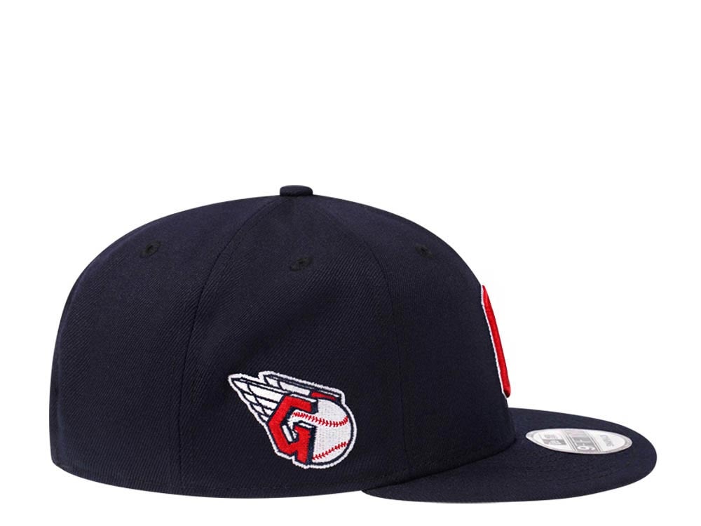 New Era Cleveland Guardians Navy Classic Edition 9Fifty Snapback Gorra