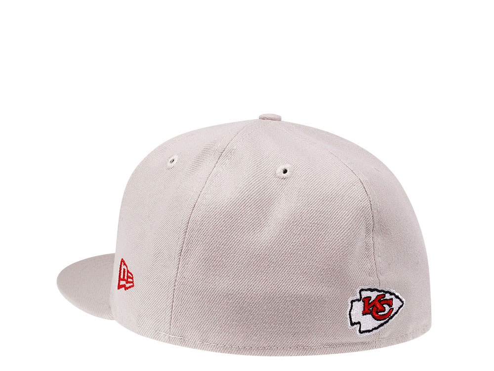 New Era Kansas City Chiefs Stone White Edition 59Fifty Fitted Gorra