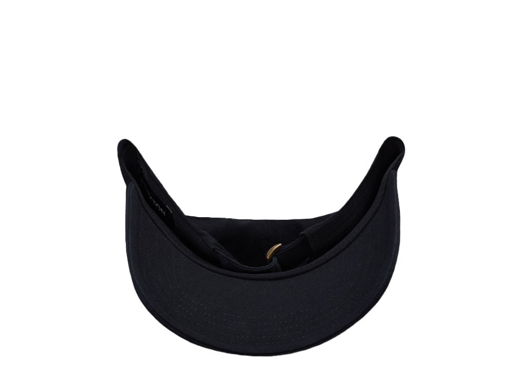 Brixton Logo Black Strapback Gorra