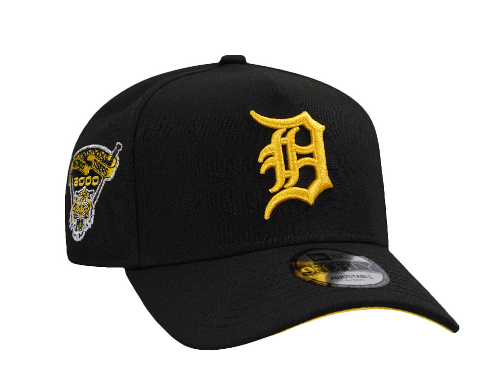 New Era Detroit Tigers 2000 Black Yellow Prime Edition 9Forty A Frame Snapback Gorra