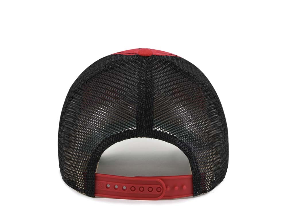 47Brand Georgia Bulldogs Vintage Red Trucker Clean Up Snapback Gorra
