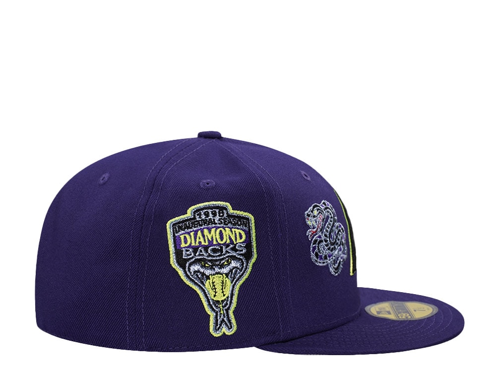 New Era Arizona Diamondbacks Inaugural Season 1998 Snake Purple Prime Edition 59Fifty Fitted Gorra