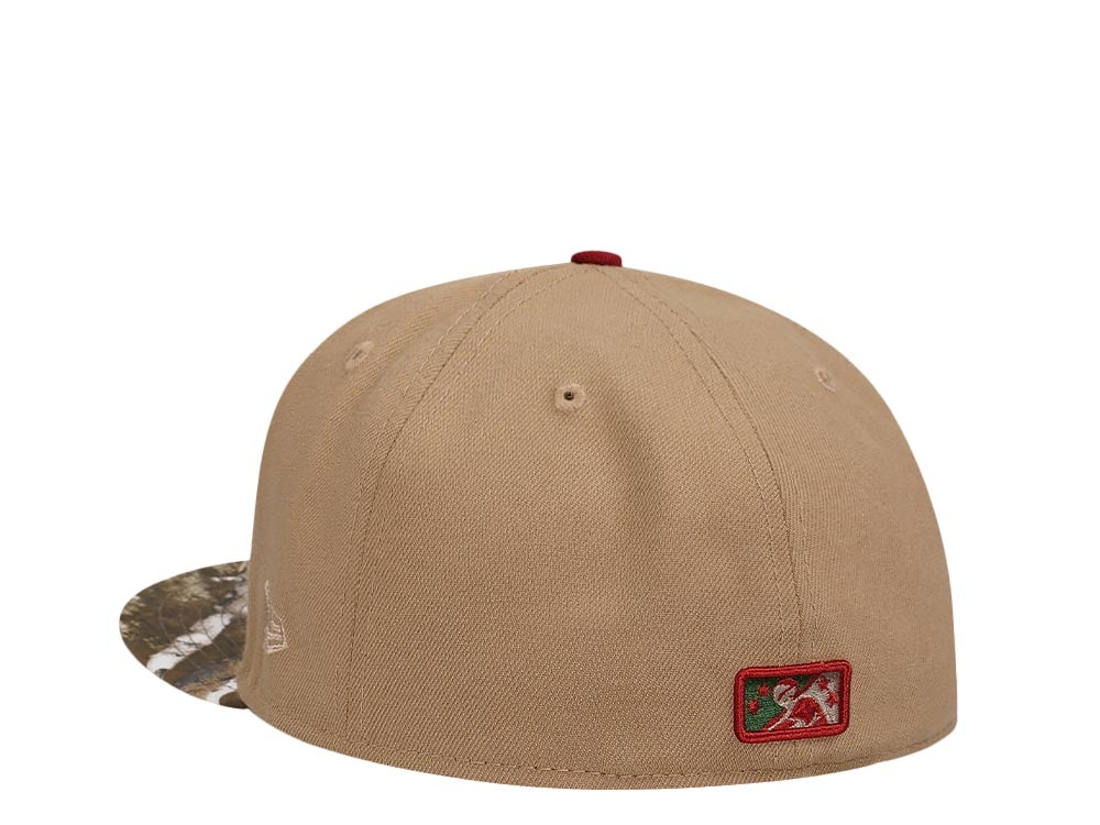New Era Columbus Catfish Real Tree Prime Two Tone Edition 59Fifty Fitted Gorra