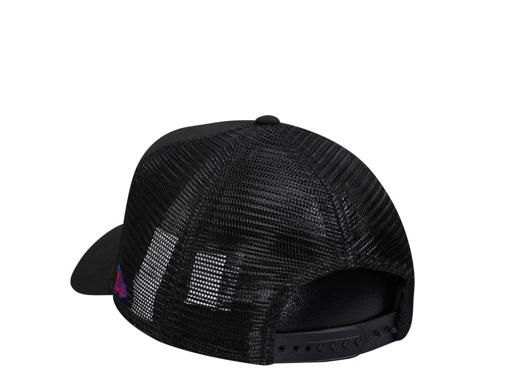 New Era New York Giants Black 9Forty A Frame Trucker Snapback Gorra