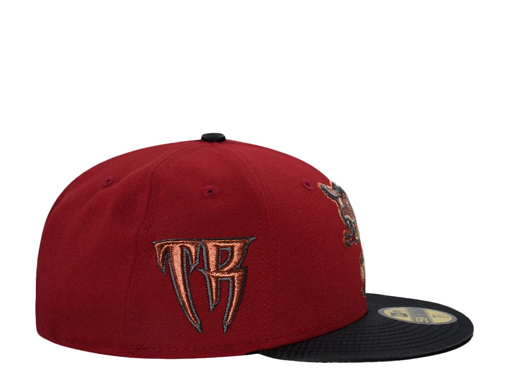 New Era Wisconsin Timber Rattlers Brick Satin Brim Edition 59Fifty Fitted Gorra