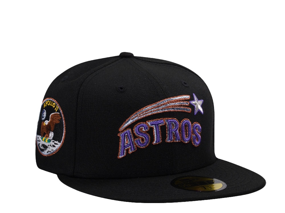New Era Houston Astros Apollo Black Prime Edition 59Fifty Fitted Gorra