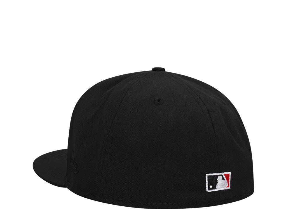 New Era Cincinnati Reds Inaugural Season 2003 Black Dome Throwback Edition 59Fifty Fitted Gorra