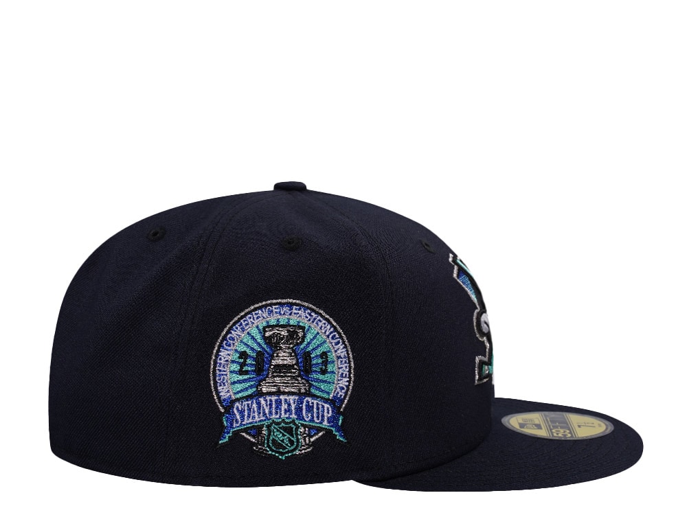 New Era Anaheim Ducks Stanley Cup 2003 Ocean Blue Prime Edition 59Fifty Fitted Gorra