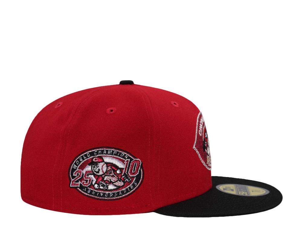 New Era Cincinnati Reds World Champions Anniversary Vintage Two Tone Edition 59Fifty Fitted Gorra