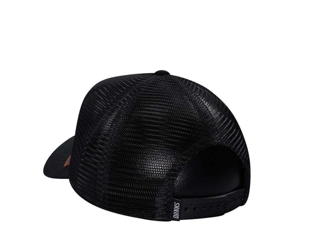 Djinns M-Ribstop Black Trucker Snapback Gorra