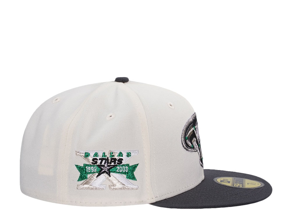 New Era Dallas Stars 10th Anniversary Chrome Two Tone Edition 59Fifty Fitted Gorra
