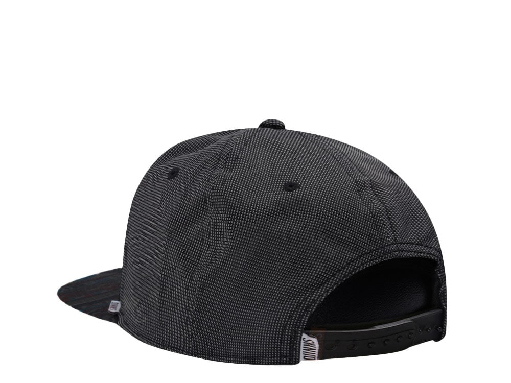 Djinns SkyNylon Grey 6 Panel Snapback Gorra
